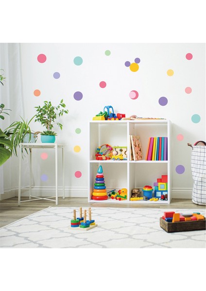 130 Adet Polka Dot Çıkartmaları Çocuk Odası Anaokulu Dekorasyon Hediye Duvar Çıkartmaları Yatak Odası Dekoru Estetik Çıkartma (Yurt Dışından) fırsatları
