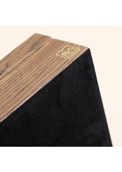 Ahşap Flip Takı Organizatör Kutusu Takı Depolama Hediye Vitrin Izle Küpe Yüzük Tutucu Mücevher Depolama A (Yurt Dışından)