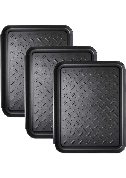 Adet Önyükleme Tepsisi Ağır Ayakkabı Mat Tepsileri, Depolama Tepsisi, Köpek Kase Veya Kedi Kase Paspaslar Tuzak Çamur Zemini Korumak Için 13.7X10.8 Inç (Yurt Dışından)