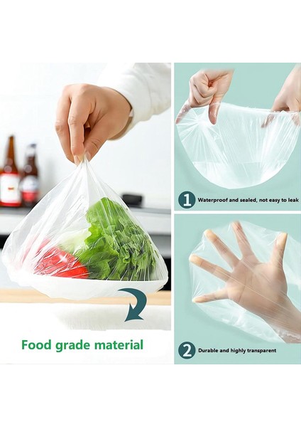 100 Parça Plastik Sarma Kase Kapağı, Elastik, Plastik Gerilebilir Gıda Kapaklı (Yurt Dışından) indirimleri