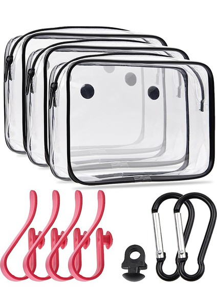 Bogg Çanta Aksesuarları Için 10 Adet, Seyahat Düzenleyicisi Için Kancalı Bogg Çanta Takıları Için Iç Fermuarlı Su Geçirmez Kese (Yurt Dışından)