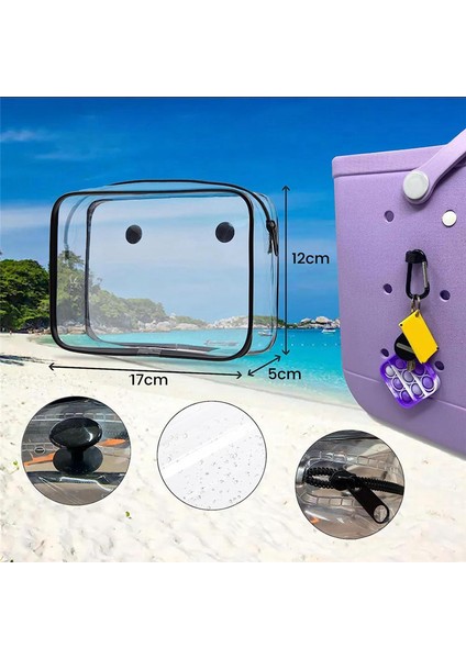 Bogg Çanta Aksesuarları Için 10 Adet, Seyahat Düzenleyicisi Için Kancalı Bogg Çanta Takıları Için Iç Fermuarlı Su Geçirmez Kese (Yurt Dışından) fırsatları