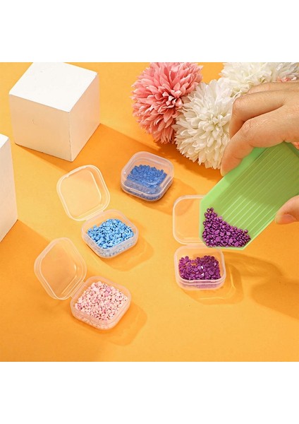 36 Parça Dikdörtgen Şeffaf Plastik Kaplar Şeffaf Boncuk Saklama Kapları Mücevher Saklama Kutusu (Yurt Dışından) indirimleri