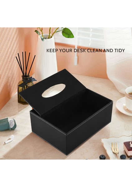 Pu Doku Kutusu Uzaktan Kumanda Tutucu Çok Fonksiyonlu Masaüstü Organizatör Kalem Makas Kabı (Siyah) (Yurt Dışından) indirimleri