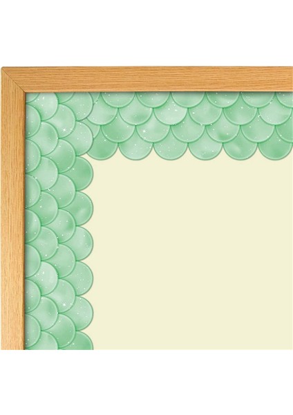 20M Ombre Yeşil Tarak Bülten Tahtası Sınırları Gökkuşağı Düz Sınırlar Sınıf Veya Ev Okul Dekorasyonu (Yurt Dışından) modelleri