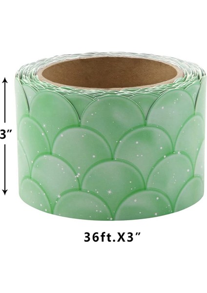 20M Ombre Yeşil Tarak Bülten Tahtası Sınırları Gökkuşağı Düz Sınırlar Sınıf Veya Ev Okul Dekorasyonu (Yurt Dışından) indirimleri