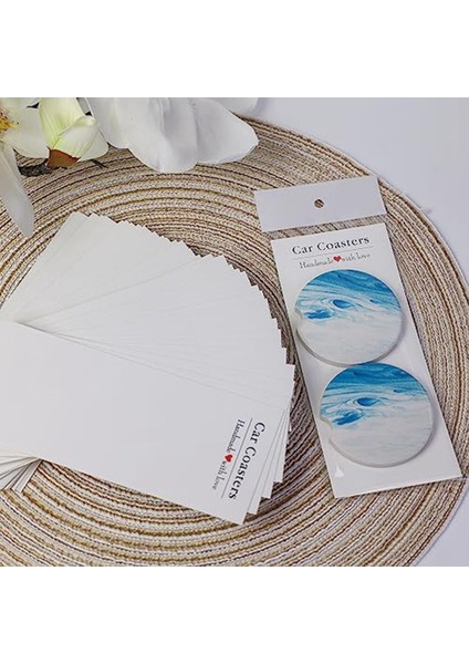 100 Adet Araba Coaster Paketi, Ambalaj Ekranı Için 100 Torbalı Süblimasyon Araba Coaster Kartı, Süblimasyon Araba Coaster Kartı (Yurt Dışından) fiyatları