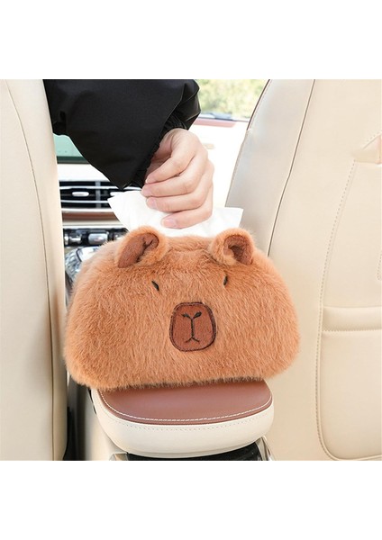 Peluş Mendil Tutucu, Komik Kapia Mendil Kutusu Kapağı, Dayanıklı Doldurulmuş Hayvan Mendil Kutusu, Peluş Sevimli Karikatür Hayvan Araba Çantası (Yurt Dışından) modelleri