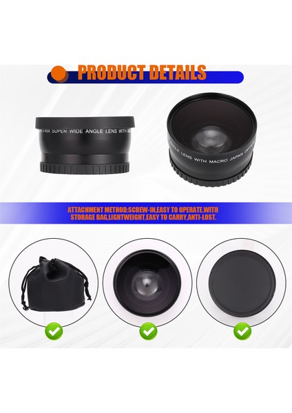 Canon Eos Rebel T6S, T6I, Sl1, T5, T5I, T4I, T3, T3I, T1I, T2I, Xsı, Xs, Xtı, Xt, 70D, 60D, 60DA, 7d, 5d, 1d MakroLens (Yurt Dışından) fırsatları