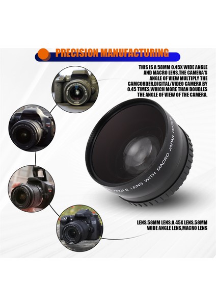 Canon Eos Rebel T6S, T6I, Sl1, T5, T5I, T4I, T3, T3I, T1I, T2I, Xsı, Xs, Xtı, Xt, 70D, 60D, 60DA, 7d, 5d, 1d MakroLens (Yurt Dışından) indirimleri