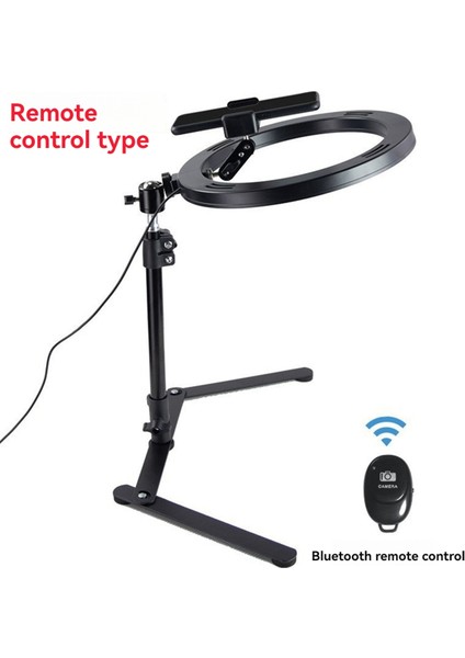 Masaüstü LED Selfie Uzaktan Kumandalı Halka Işık, Telefon Standı Tutucu Daire Dolgulu Video Lambası, Tripod Standlı Kısılabilir USB Halka Işık (Yurt Dışından) fiyatları