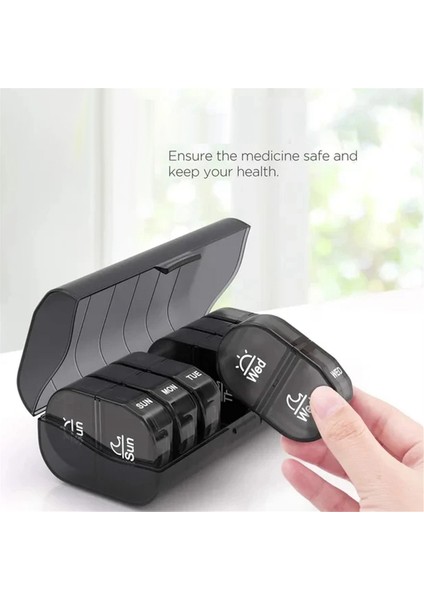 Hap Kutusu 7 Günlük Düzenleyici 21 Izgara 3 Defa Bir Günlük Taşınabilir Seyahat Büyük Bölmeli Vitaminler lar, A (Yurt Dışından) modelleri