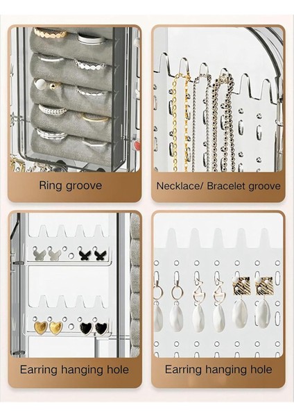 Duvara Monte Mücevher Saklama, Küpe Tutucu Sergileme Rafı, Delinmeyen Şeffaf Saklama Askılı Kasa, Mücevher Düzenleyici B (Yurt Dışından) indirimleri