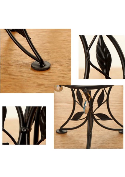 Mini Tezgah Bitki Standı Metal Saksı Bitki, Dekoratif Saksı Rafı Kapalı Açık Braketi (Yurt Dışından) fırsatları