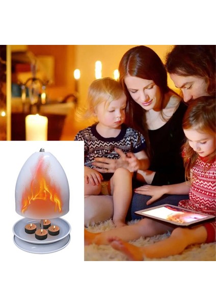 Çay Işığı Isıtıcı Metal Çay Işığı Mum Oda Isıtıcı Yumuşak Işık ve Rahat Çay Işığı Tutucu ve Mum Isıtma Tutucu Ofis (Yurt Dışından) modelleri