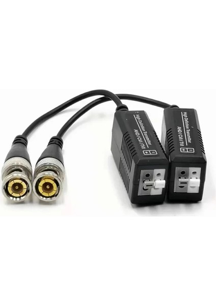 Çift Balun Bnc Erkek - Utp Ağ Kamerası Hd Tvı Ahd Cvl Kamera Cctv Video Balun Bnc - Cat5 Cat6 Utppasif Video (Yurt Dışından) fırsatları