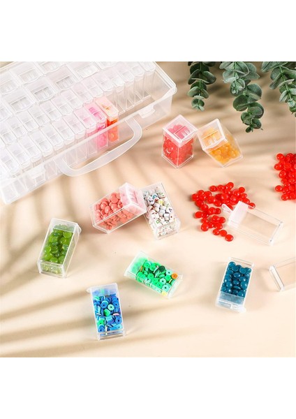 2 Boyutta 48 Yuvalı Tohum Saklama Düzenleyici Etiket Çıkartmaları, Dayanıklı Taşınabilir Tohum Kabı Kutusu (Yurt Dışından) indirimleri