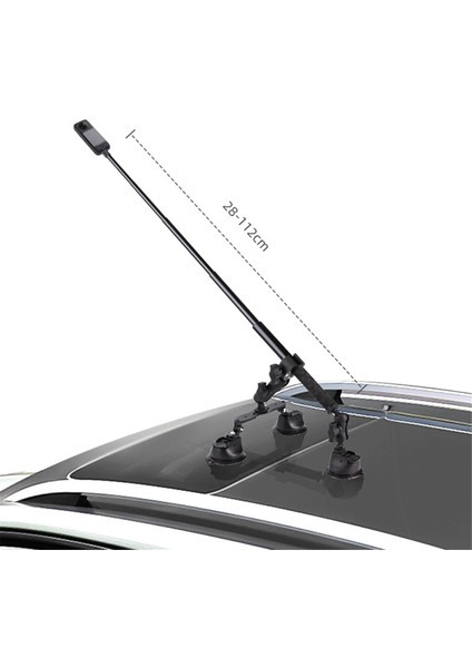 INSTA360 X4 X3 Aksiyon Kamera Aksesuarları Için Görünmez Selfie Çubuğu Bilyalı Başlık Adaptörü ile Araç Vakum Kupası Montaj Kiti (Yurt Dışından) fırsatları