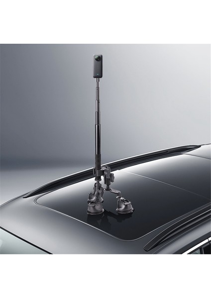 INSTA360 X4 X3 Aksiyon Kamera Aksesuarları Için Görünmez Selfie Çubuğu Bilyalı Başlık Adaptörü ile Araç Vakum Kupası Montaj Kiti (Yurt Dışından) indirimleri