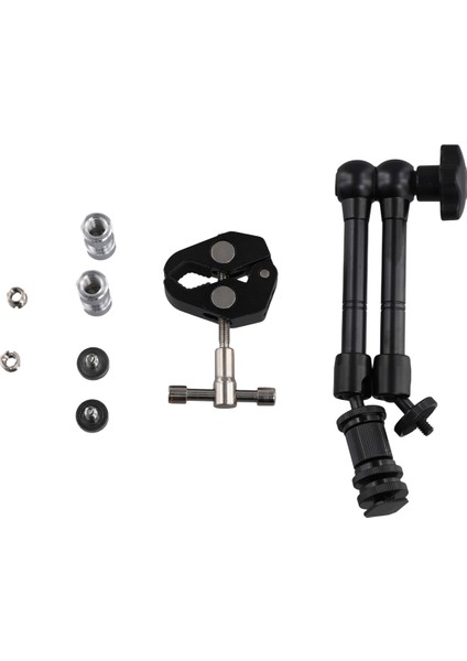 Sihirli Kol Süper Kelepçeli 11 Inç Eklemli Sürtünmeli Yengeç Kelepçesi 1/4 Inç ve 3/8 Inç Dişli Dslr Kamera Teçhizatı, Monitör, LED Işıklar ve Flaş Işığı Için (Yurt Dışından) indirimleri