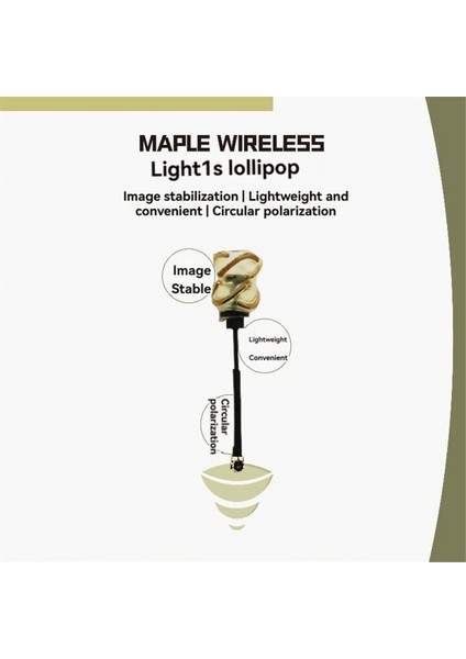 Fpv 5.8g Anten Işığı 1s Dairesel Polarizasyon Lolipop Rhcp Ipex Anten Acrobee Mobula7 1s Tinywhoop Drone 52MM (Yurt Dışından) modelleri