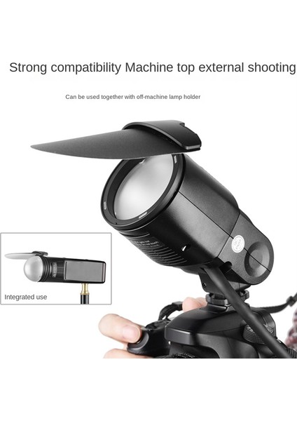 AK-R12 Bounce Card Yuvarlak Flaş Kafası Godox H200R V1 Flaş Serisi, V1-S, V1-N, V1-C, AD200 Pro, AD200 Gölgeleme Plakası (Yurt Dışından) fiyatları