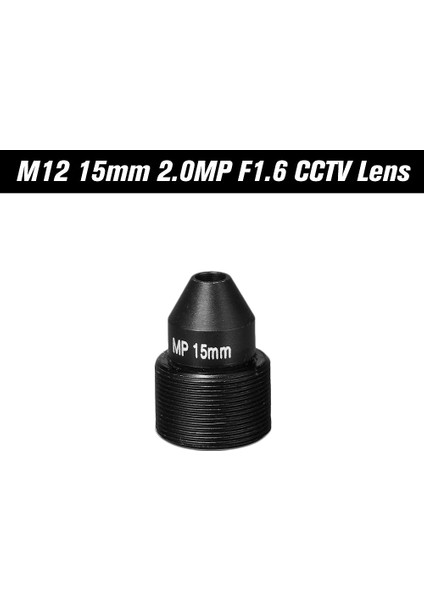 Hd 2.0 Megapiksel Delikli Lens M12 Cctv Mtv Kartı 15MM Lens 1/2.7 Inç Diyafram F1.6 28.3 Derece Güvenlik Kameraları Için (Yurt Dışından) indirimleri