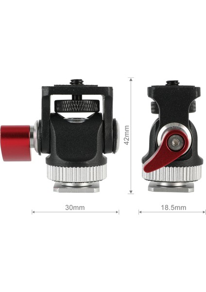 Mini Monitör Montajı Tripod Başlığı Soğuk Ayakkabı Adaptörü Alüminyum Alaşım 1/4 Inç Vida Flaş Mikrofon LED Dolgu Işığı Lambası (Yurt Dışından) fırsatları