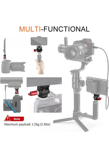 Mini Monitör Montajı Tripod Başlığı Soğuk Ayakkabı Adaptörü Alüminyum Alaşım 1/4 Inç Vida Flaş Mikrofon LED Dolgu Işığı Lambası (Yurt Dışından) indirimleri