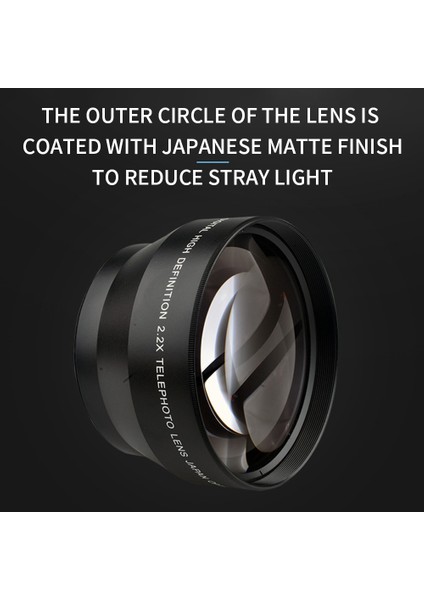 67MM 2.2x Evrensel Telekonvertör Lens 18-135 Odak Segment Telefoto Lens Çok Katmanlı Kaplama Dijital Slr Kamera Parçaları (Yurt Dışından) indirimleri