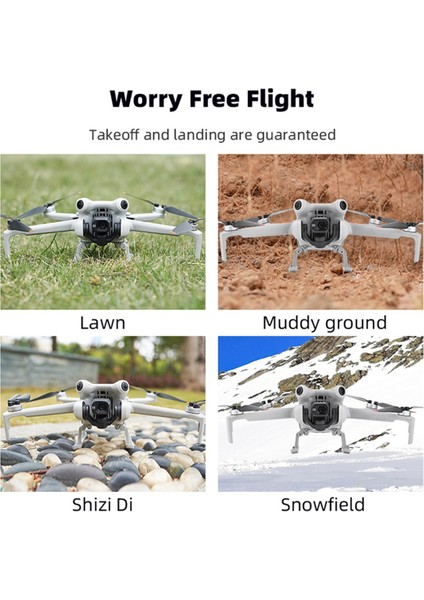 Djı Mını 4 Pro Booster Standı Çok Fonksiyonlu Kızak Iniş Takımı Iniş Koruma Çerçevesi Yükseltme Aksesuarları (Yurt Dışından) fırsatları