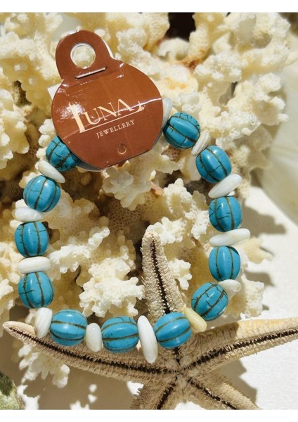 Mavi Taşlı Şık Bileklik, Zarif ve Doğal Tasarım, Rahat Kullanım fırsatları