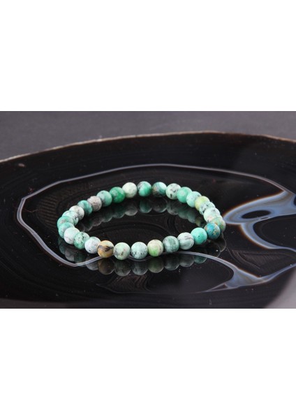 Doğal Ispanyol Varisit Taş Bileklik, Renkli ve Şık 6 mm Bileklik indirimleri