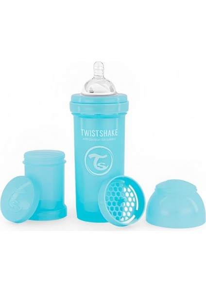 Anti-Kolik Bebek Biberonu - 260 ml (2+ Ay) | Mavi