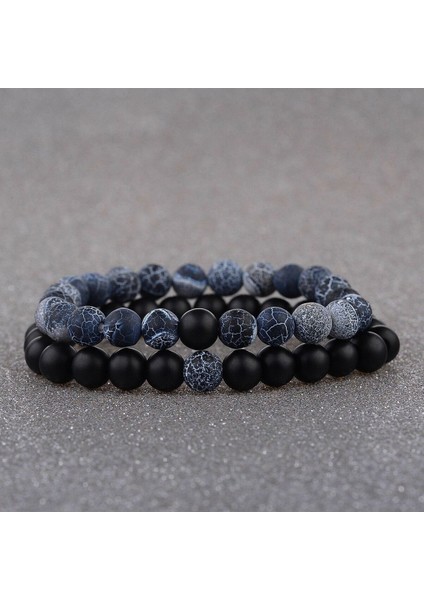 Renkli Unisex Şık Tasarım Çift Bileklik Seti, El Yapımı, Elegant