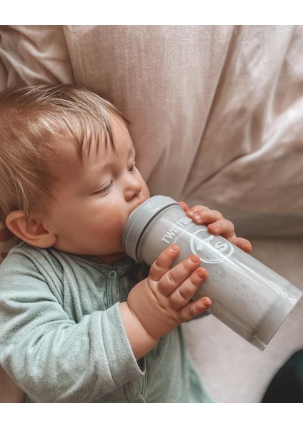 Anti-Kolik Bebek Biberonu - 260 ml (2+ Ay) | Gri fırsatları