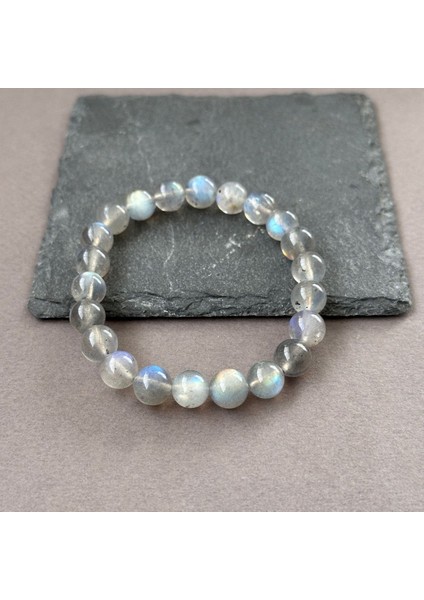 8mm Labradorit Taşı Bileklik, Doğal ve Şık Taşlı Takı modelleri