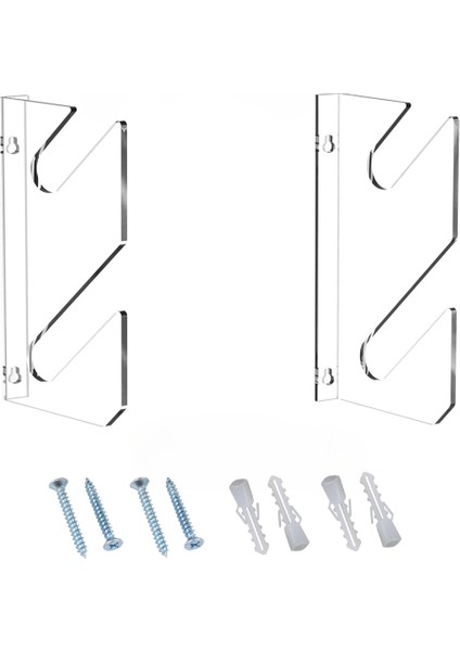 1 Çift Kaykay Rafı Kaykay Güvertesi Duvara Monte Kaykay Rafı Güçlü Akrilik Kayak Tahtası Kaykay Güvertesi Kaykay (Yurt Dışından)