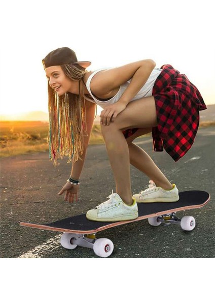 Strıkate 4 Adet 60X45MM Cruiser Kaykay Tekerlekleri Pu Tekerlekler Long Board Cruiser Tekerlekleri, Sarı (Yurt Dışından) indirimleri