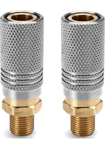 2 Adet Metal Genişletilmiş Pcp Hava Şarj Hızlı Çıkarma Adaptör Soketi 1/8 Bsp Alet Aksesuarları (Yurt Dışından)