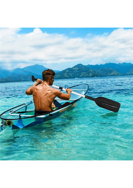 1 Adet Kayak Kürekleri Hafif Çıkarılabilir Geri Çekilebilir Kürek Taşınabilir Teleskopik Rafting Botu Küreği Su Için, Siyah (Yurt Dışından) fırsatları