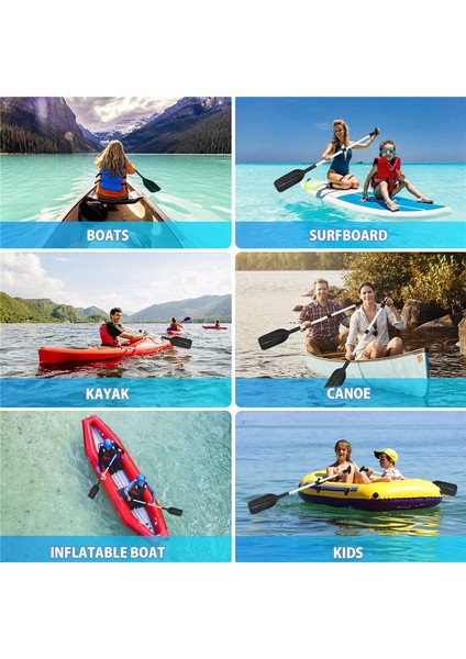 1 Adet Kayak Kürekleri Hafif Çıkarılabilir Geri Çekilebilir Kürek Taşınabilir Teleskopik Rafting Botu Küreği Su Için, Siyah (Yurt Dışından) indirimleri