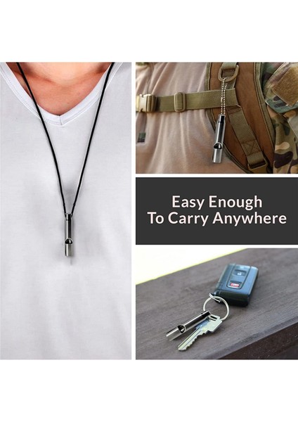 Titanyum Alaşımlı Düdük Acil Durum Hayatta Kalma Güvenlik Düdüğü Saf Titanyum Kolye Düdüğü Açık Hava Kampı (Yurt Dışından) fiyatları