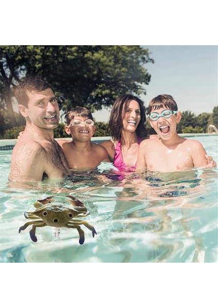 Havuz Termometresi Yüzen Kolay Okunan Büyük Boy Havuz Termometresi Okyanus Hayvan Şekilli Termometre (Yengeç) (Yurt Dışından) fırsatları