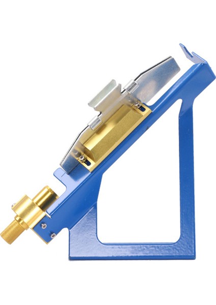 Oklar Kuyruk Tüyü Yapıştırma Cihazı Paslanmaz Çelik Okçuluk Tüyü Tüyleme Jig Çubuğu Avcılık Aksesuarları-Mavi (Yurt Dışından)