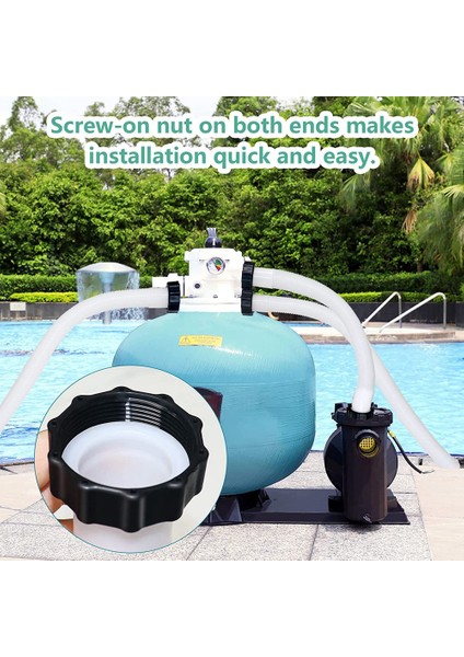 Intex Filtre Pompaları Kum Pompası ve Tuzlu Su Sistemleri Için 1.5 Inç Çap 29060E Havuz Pompası Yedek Hortum - 59 Inç Uzun (Yurt Dışından) fırsatları