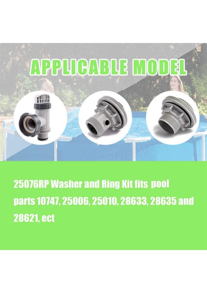 Adet Havuz Pompası Yedek Parçaları 25076RP Sıcak Küvet Parçaları O-Ring Kauçuk Yıkayıcı Havuz Piston Vanaları 10745 10262 (Yurt Dışından) modelleri