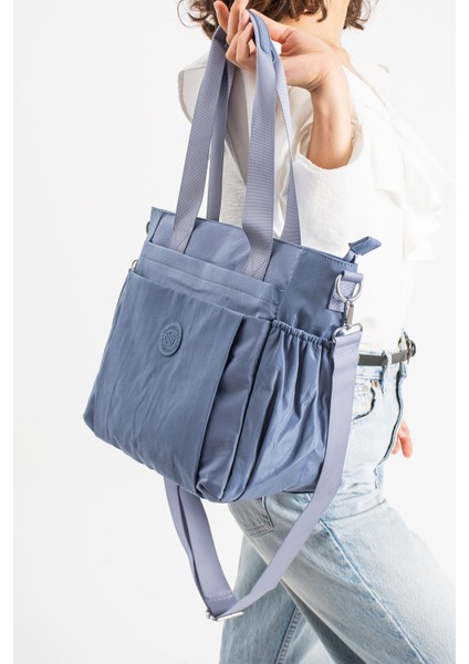 Kadın Büyük Boy 4 Bölmeli Suya Dayanıklı Paraşüt Kumaş Çapraz ve Omuz Askılı Çanta fiyatları