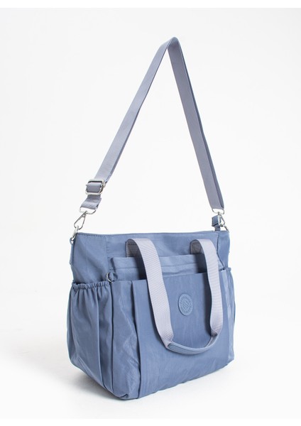 Kadın Büyük Boy 4 Bölmeli Suya Dayanıklı Paraşüt Kumaş Çapraz ve Omuz Askılı Çanta indirimleri