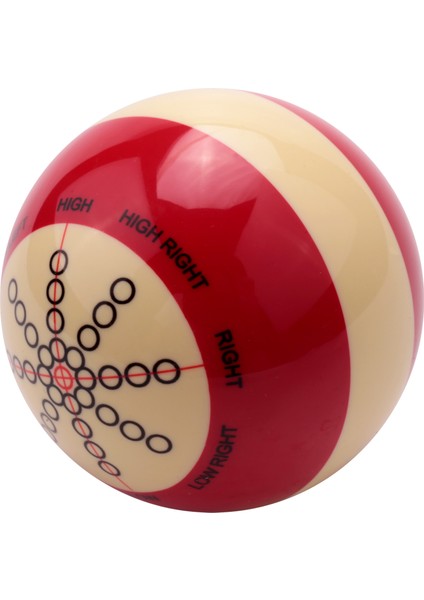 Adet 57MM Dayanıklı Beyaz Kırmızı Reçine Bilardo Nokta Havuz Snooker Uygulama Eğitim Isteka Topları Spor Yeni Başlayanlar Için (Yurt Dışından)